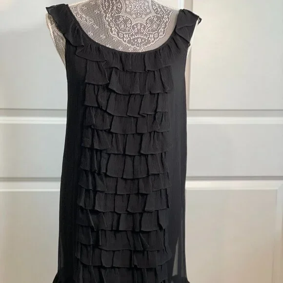 Juicy Couture | Dresses | Juicy Couture Black Gauze Dress Size 6 | Poshmark